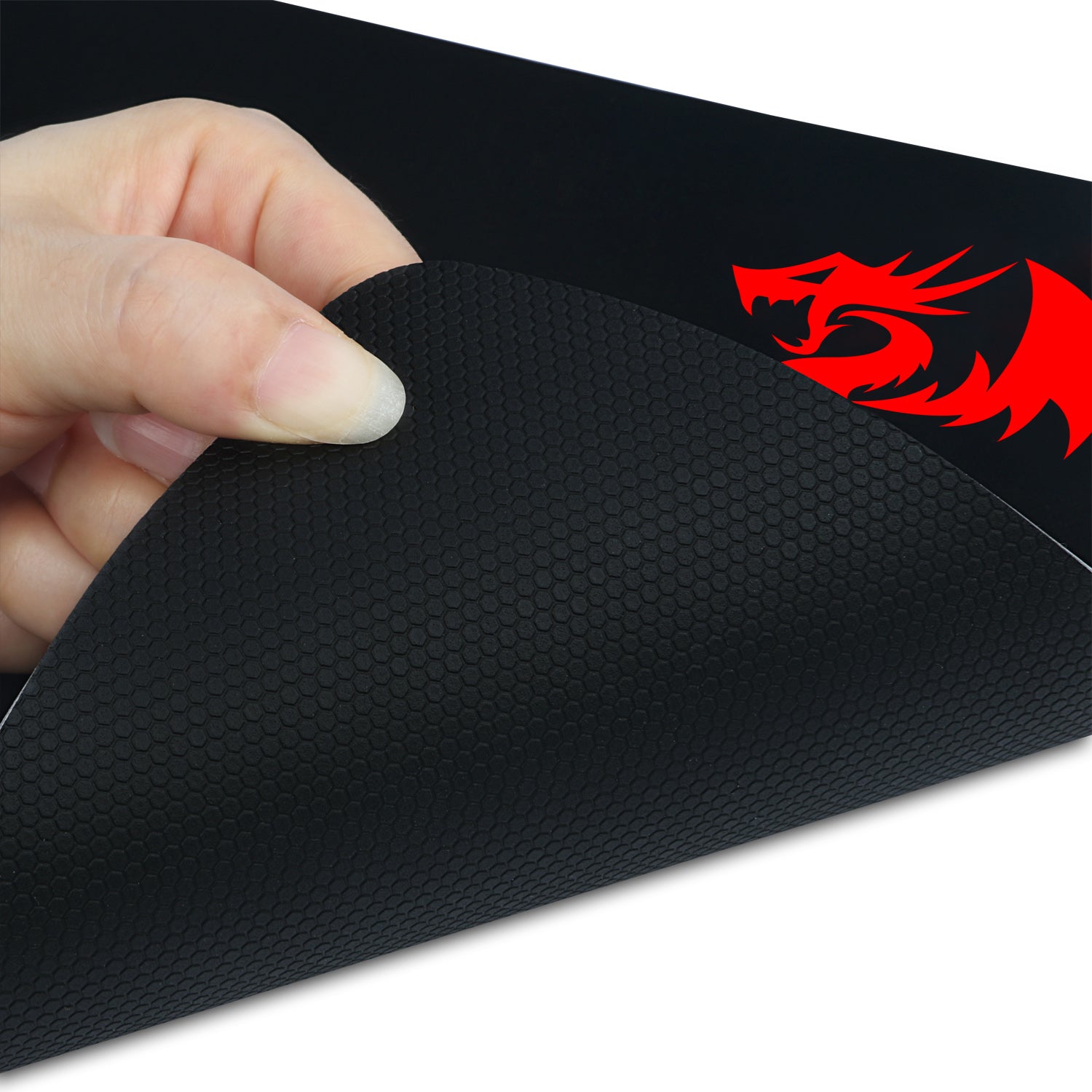 Redragon P025 Qi 10W Pengisian Nirkabel Cepat RGB Backlit Mouse Pad, Alas Mouse Gaming Lembut Besar dengan Pengisi Daya Ponsel Nirkabel Perlindungan Tiga Kali Lipat, Alas Tebal dengan Dasar Karet Anti-Selip