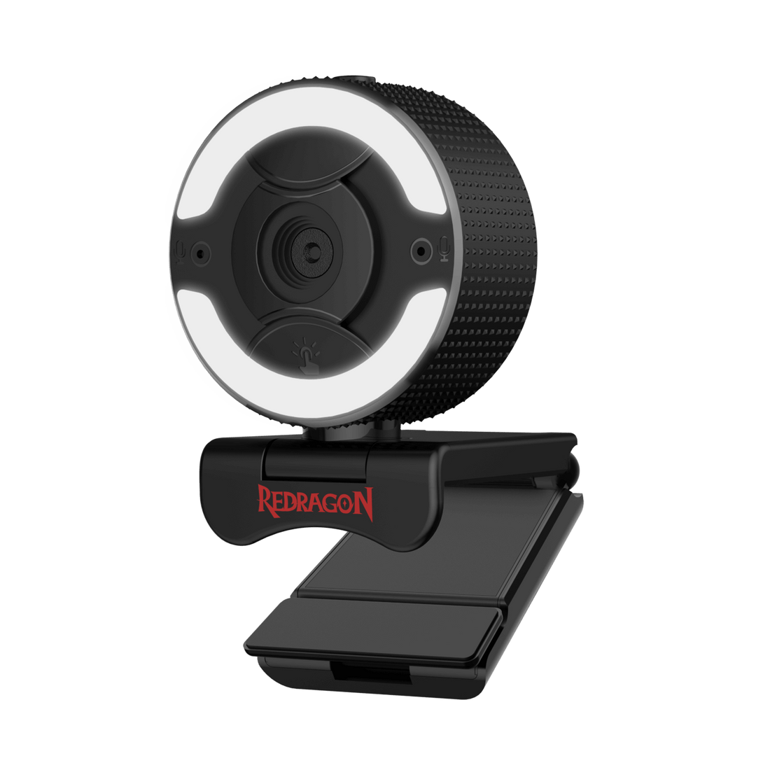 Redragon GW910 1080P PC Webcam w/Dual Microphone, Adjustable Ring Light, Digital Zoom & Privacy Cover- 2.0 USB Computer Web Camera - 30 FPS for Online Courses, Video Conferencing, Streaming
