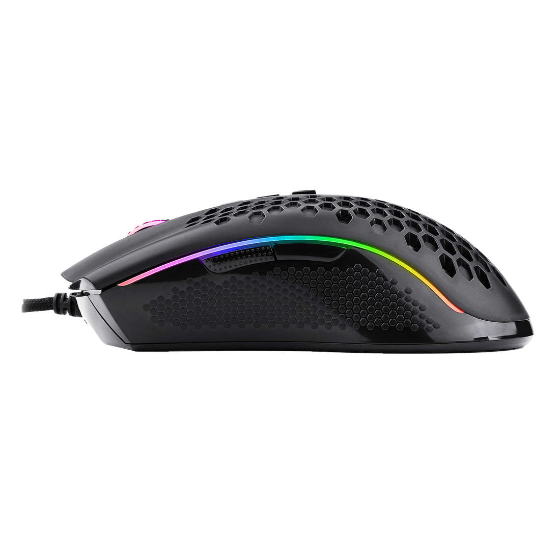 Redragon M808 Storm Lightweight RGB Gaming Mouse, 85g Ultralight Honeycomb Shell