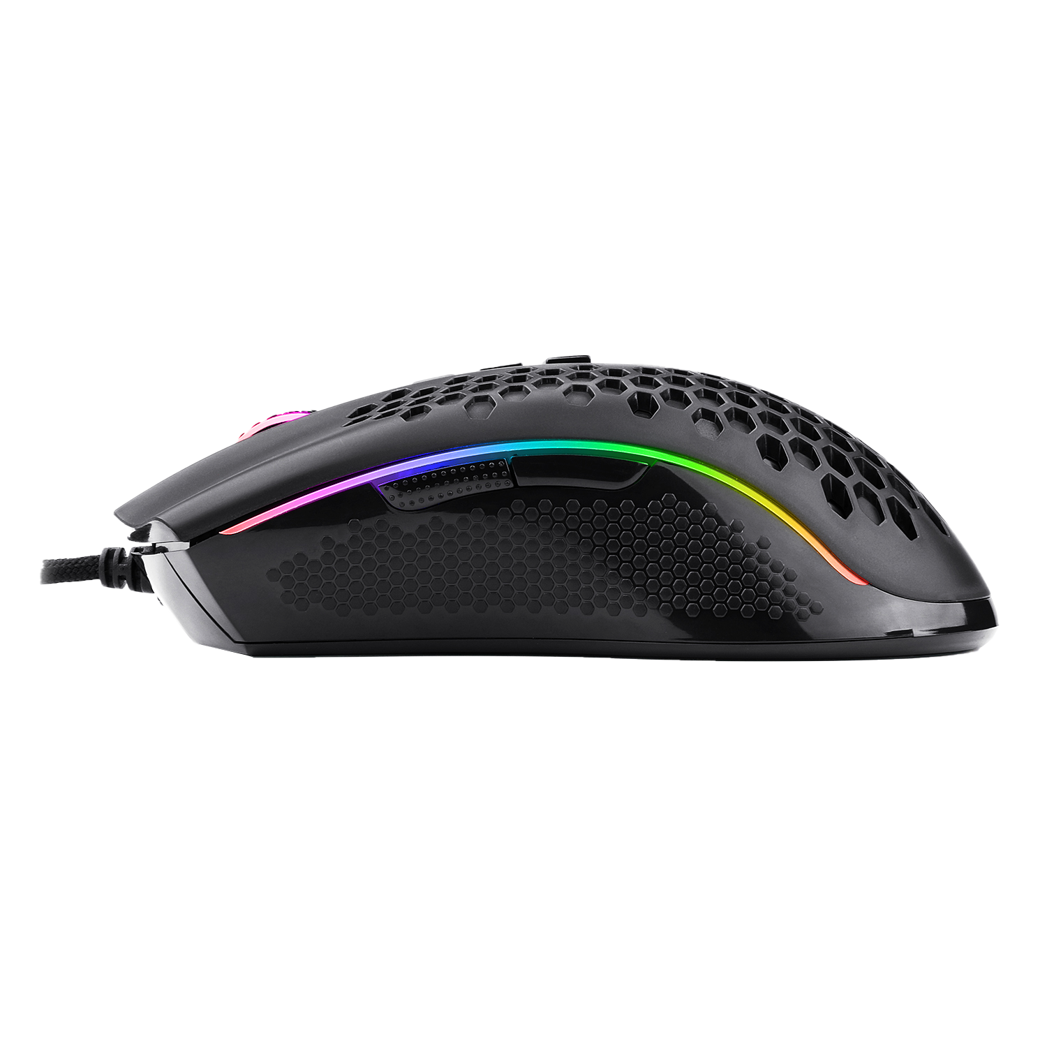 Redragon M808 Storm Lightweight RGB Gaming Mouse, 85g Ultralight Honeycomb Shell