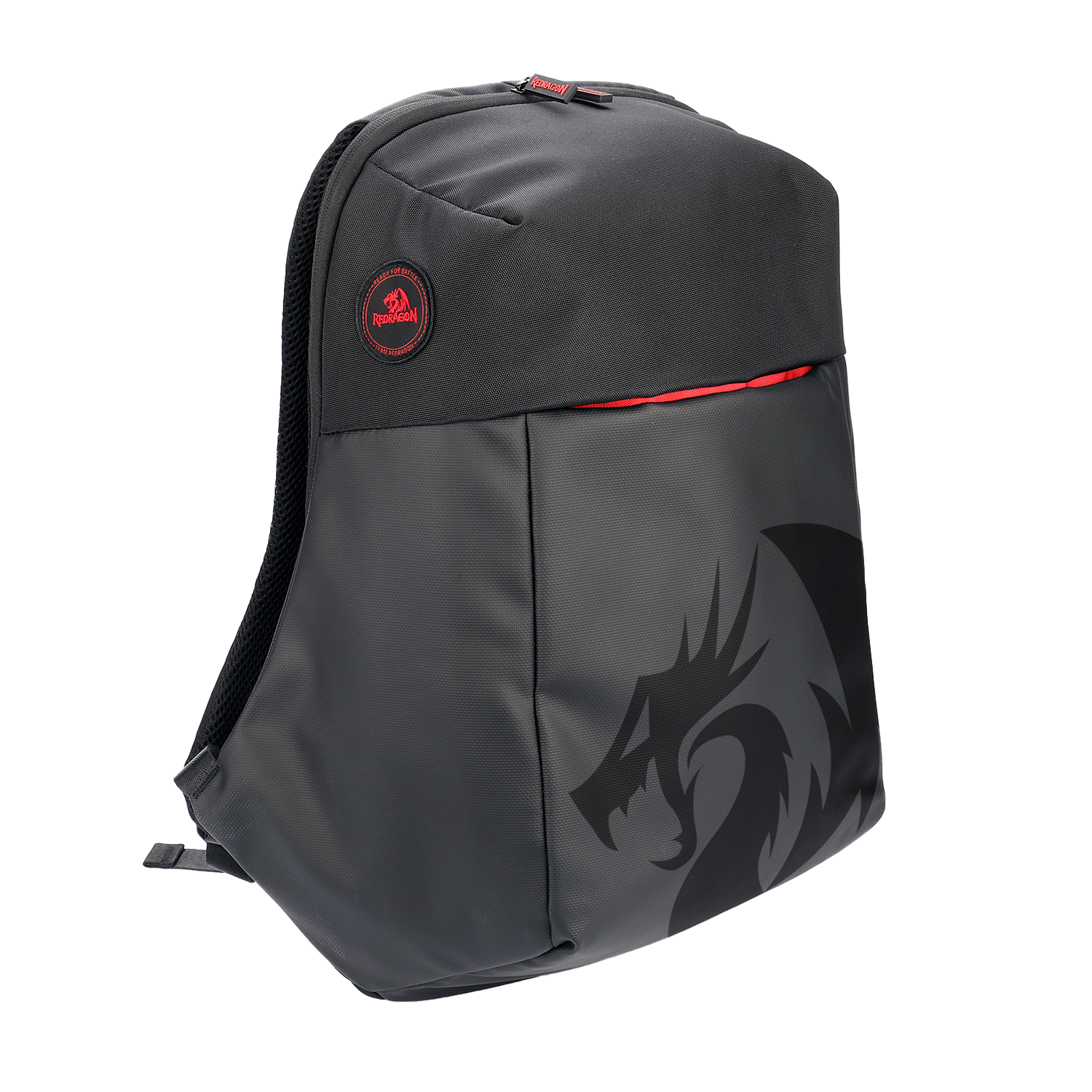 Redragon GB-93 Travel Laptop Backpack, Business Workstation Computer Gaming Backpack w/ Durable Double-Layer Thickened Liner, Organized Pockets/Slots & Large Leatheree Cover, Fits Up to 18" Laptop