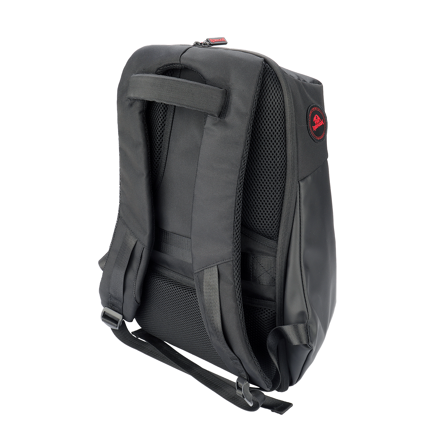 Redragon GB-93 Travel Laptop Backpack, Business Workstation Computer Gaming Backpack w/ Durable Double-Layer Thickened Liner, Organized Pockets/Slots & Large Leatheree Cover, Fits Up to 18" Laptop