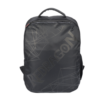 Redragon GB-76 Ransel Laptop Travel, Ransel Gaming Komputer Workstation Bisnis dengan Lapisan Kain Ganda Tahan Lama, Cetakan Logo Garis Modern & Saku Depan Besar, Muat Laptop hingga 18"