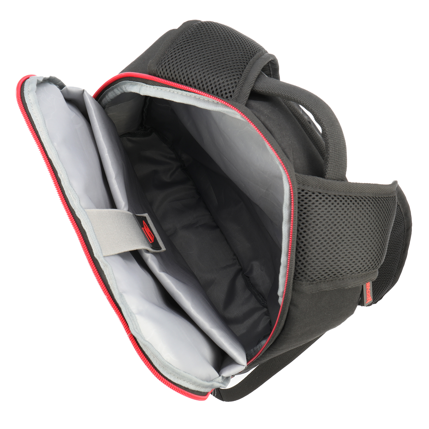 Redragon GB-76 Ransel Laptop Travel, Ransel Gaming Komputer Workstation Bisnis dengan Lapisan Kain Ganda Tahan Lama, Cetakan Logo Garis Modern & Saku Depan Besar, Muat Laptop hingga 18"