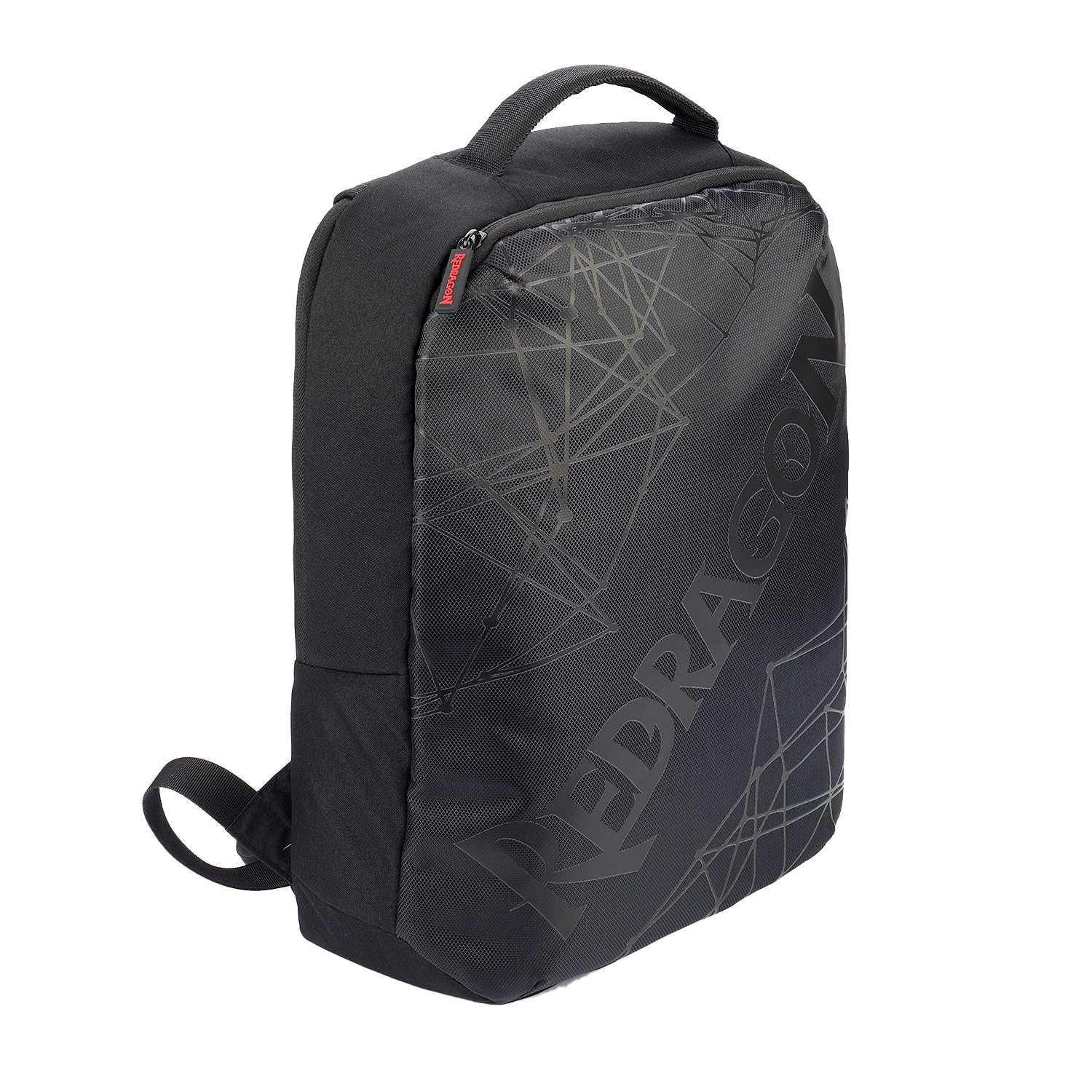Redragon GB-76 Ransel Laptop Travel, Ransel Gaming Komputer Workstation Bisnis dengan Lapisan Kain Ganda Tahan Lama, Cetakan Logo Garis Modern & Saku Depan Besar, Muat Laptop hingga 18"