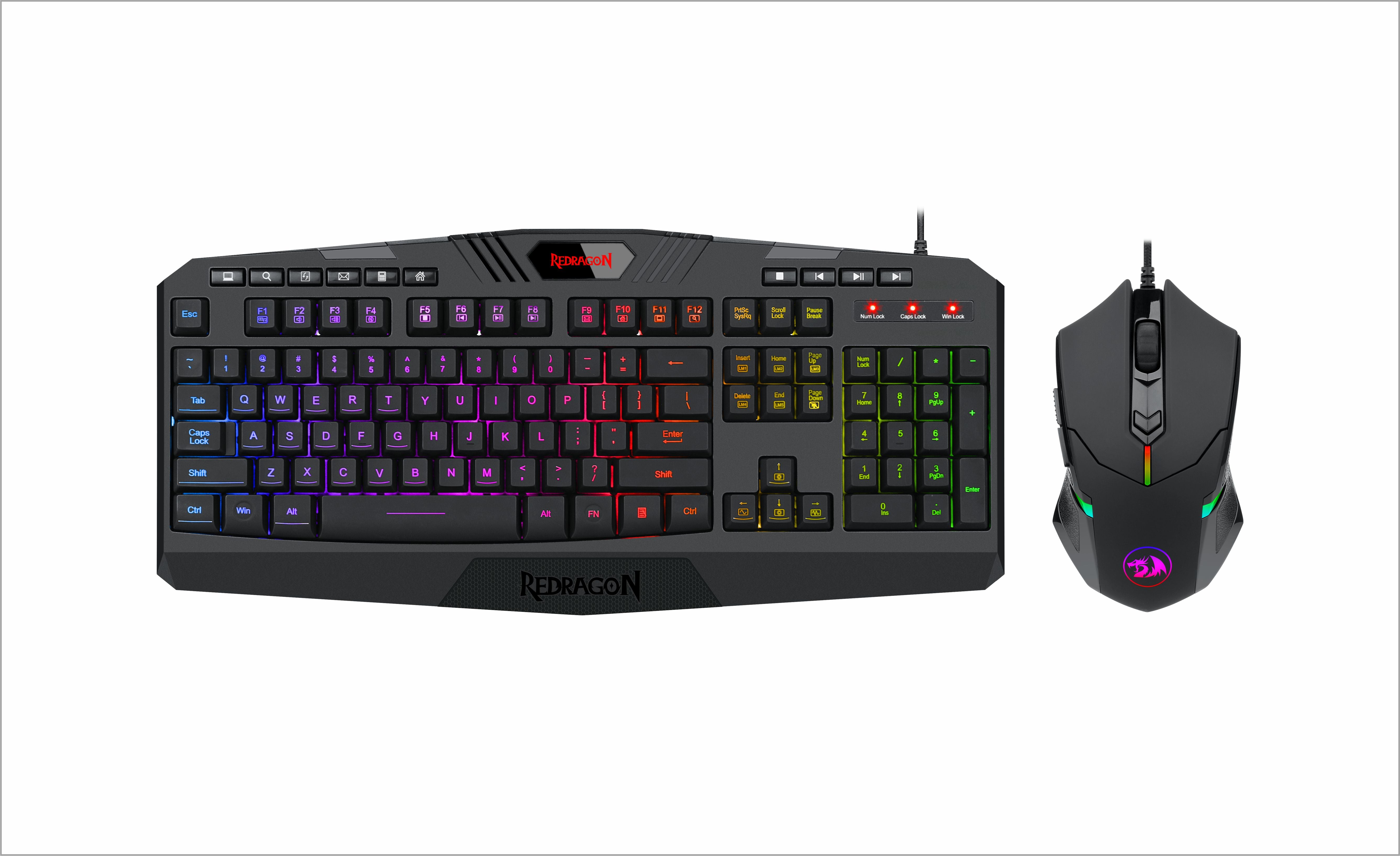Keyboard Gaming Redragon K503RGB dan Mouse Gaming M601-RGB
