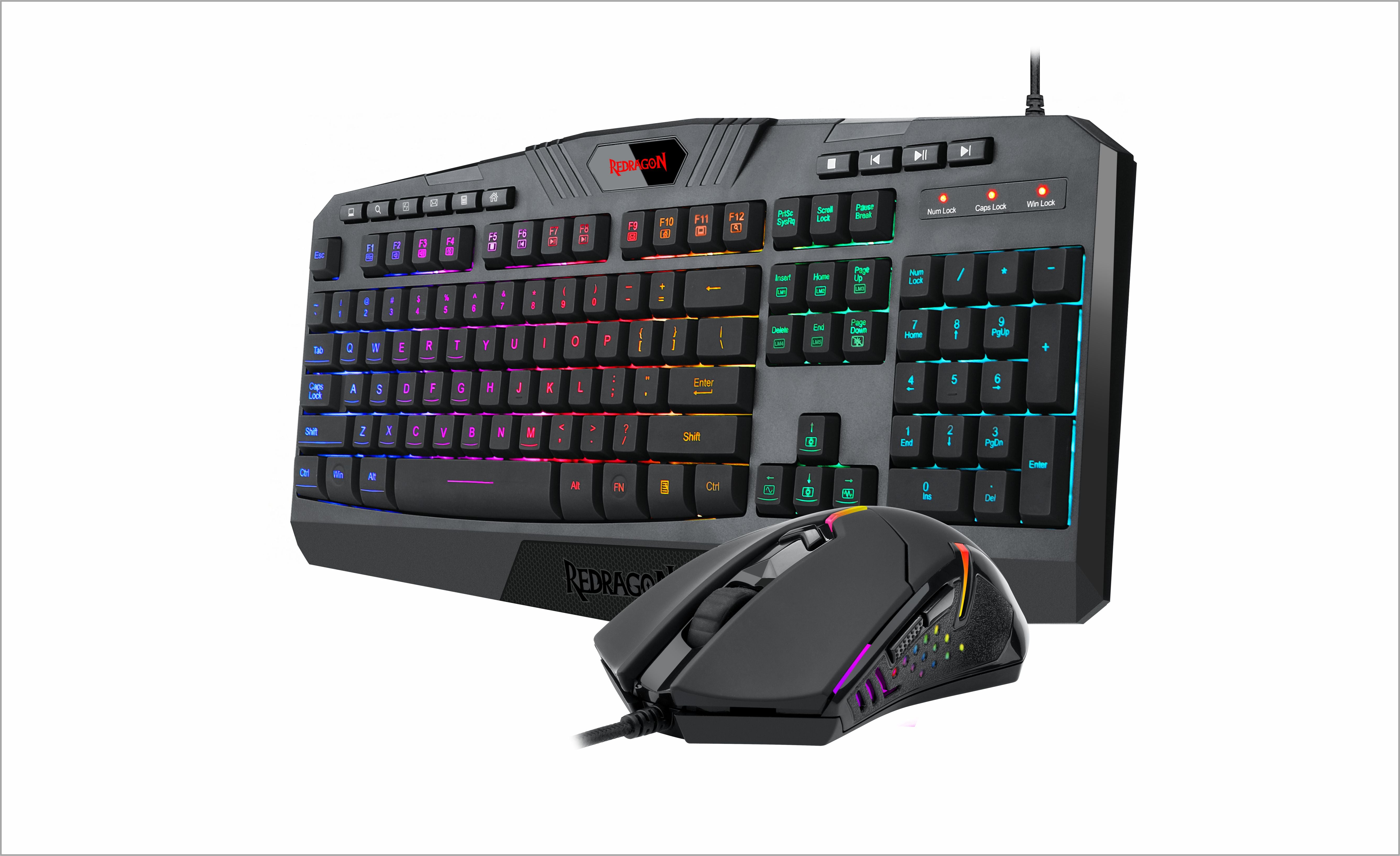 Keyboard Gaming Redragon K503RGB dan Mouse Gaming M601-RGB