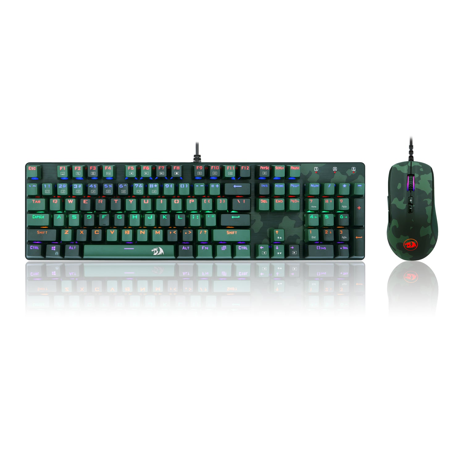 Redragon CAMINC ESSENTIALS S108 KEYBOARD & MOUSE 2 DALAM SATU SET
