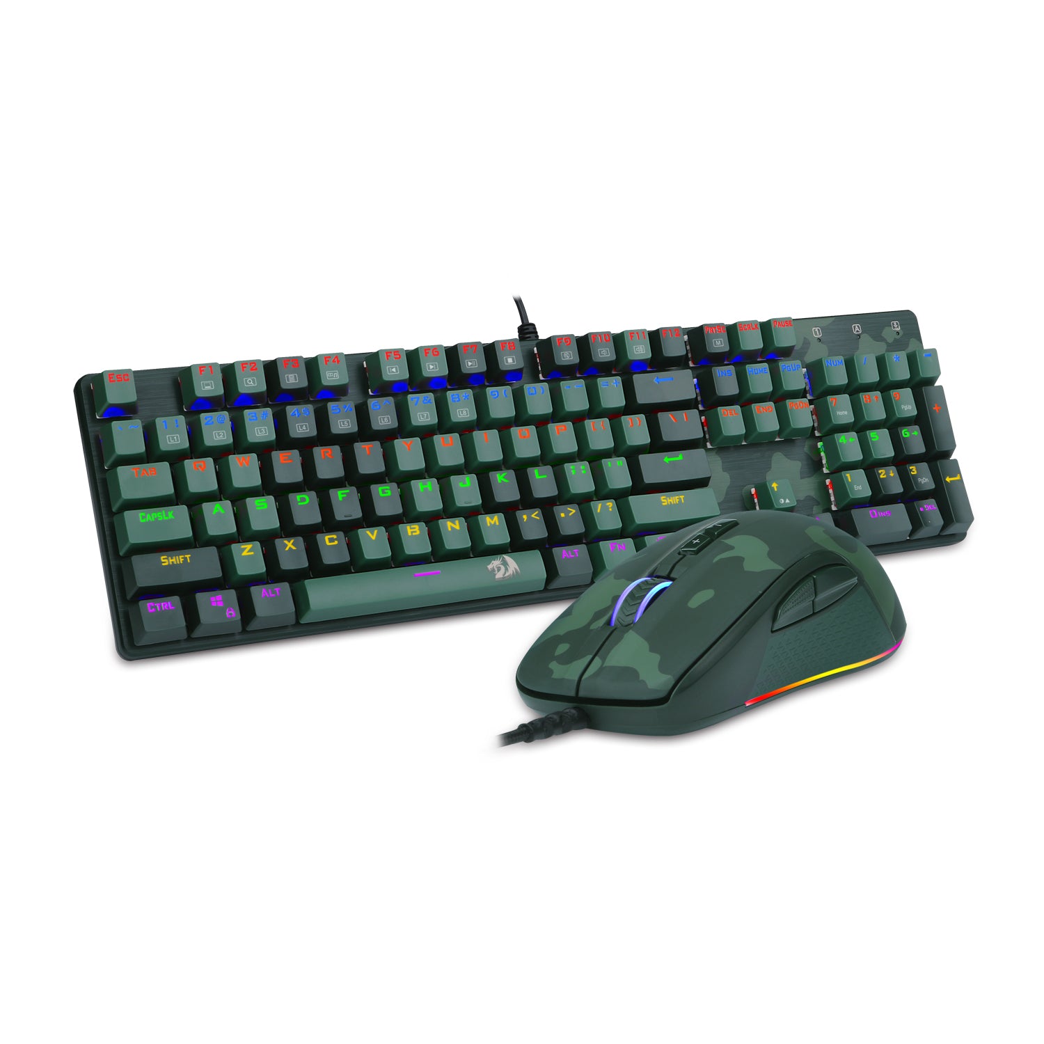 Redragon CAMINC ESSENTIALS S108 KEYBOARD & MOUSE 2 DALAM SATU SET