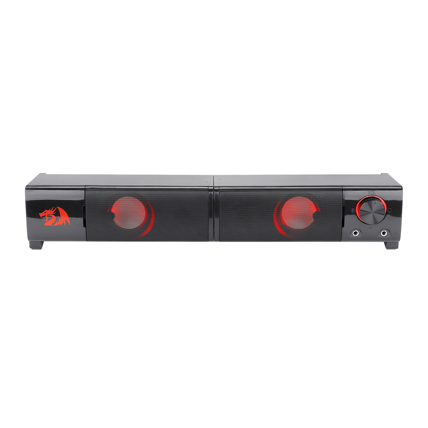 Redragon GS550 Orpheus PC Gaming Speakers, 2.0 Channel Stereo Desktop Computer Sound Bar with Compact Maneuverable Size
