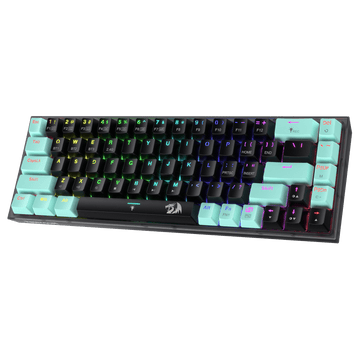 Redragon K631 PRO SE 65% Papan Ketik Gaming RGB Nirkabel 3 Mode, Papan Ketik Mekanik Ringkas Hot-Swappable 68 Tombol dengan Soket PCB Free-Mod Hot-Swap & Papan Transparan, Sakelar Linear Senyap Kustom