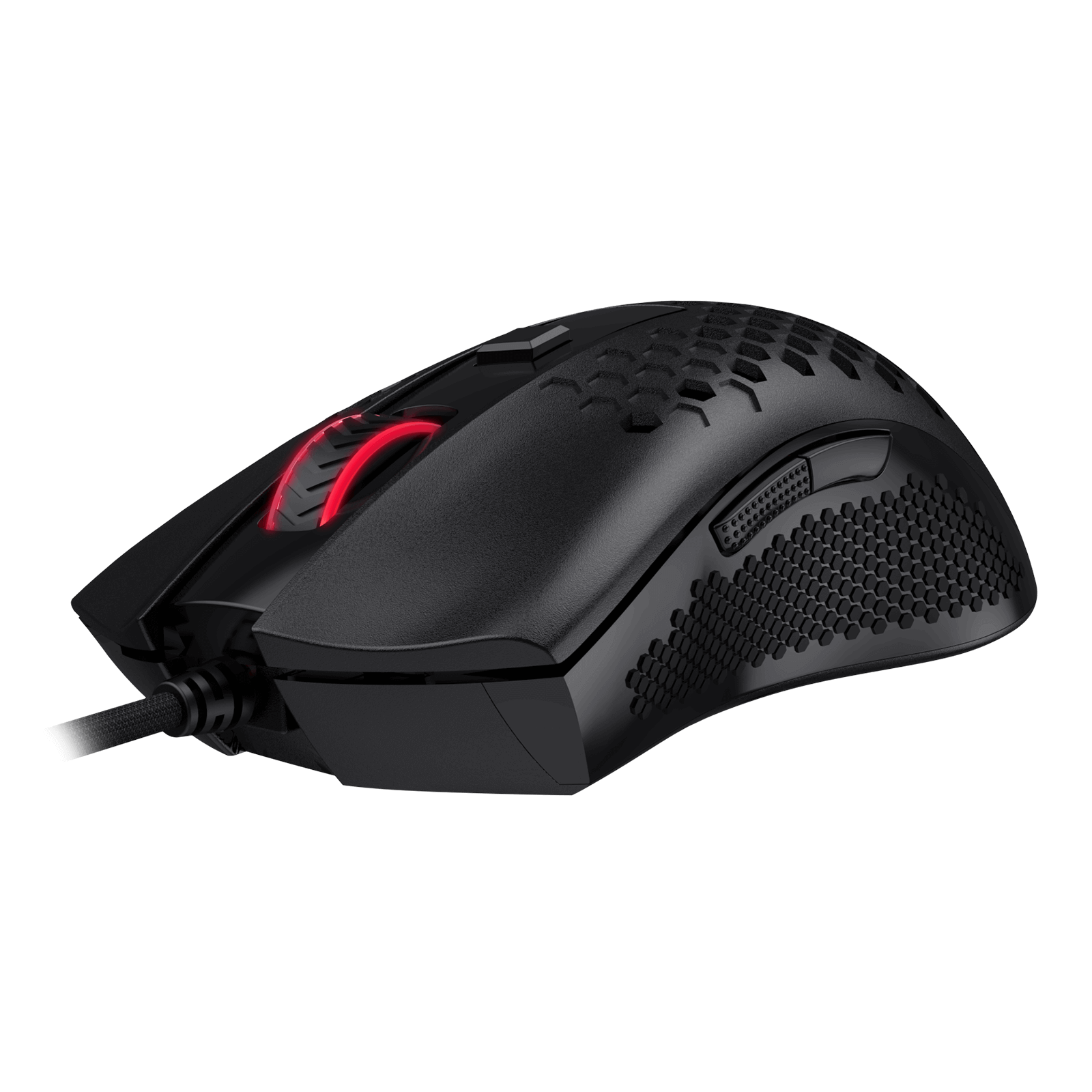 Redragon M808-N Storm Lightweight Gaming Mouse, Ultralight Honeycomb Shell - 12,400 DPI Optical Sensor - 7 Programmable Buttons - Precise Registration - Super-Lite Cable - Black