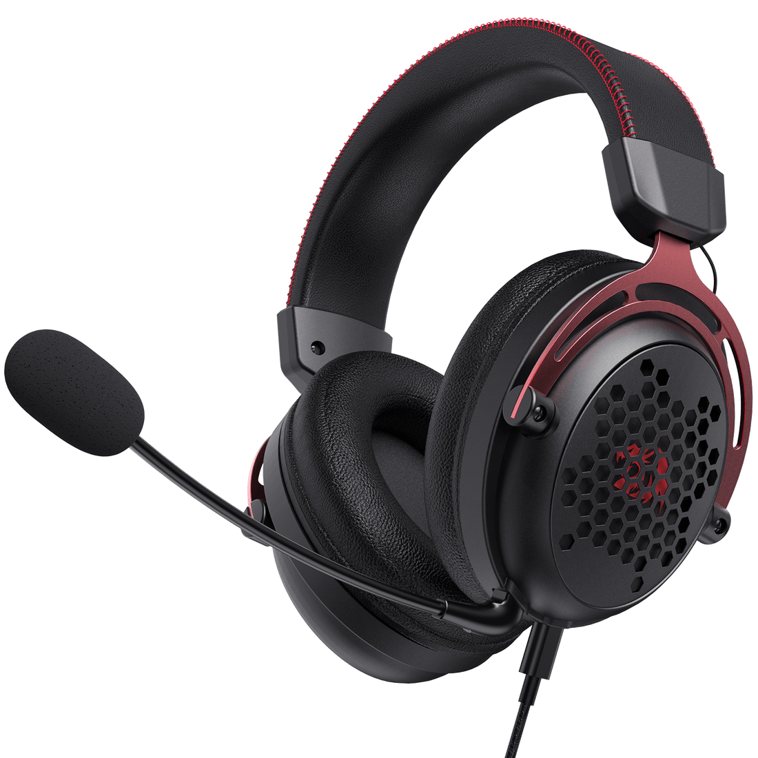 Redragon H386 Diomedes Wired Gaming Headset - 7.1 Surround Sound - 53MM Drivers - Detachable Microphone - Multi Platforms Headphone