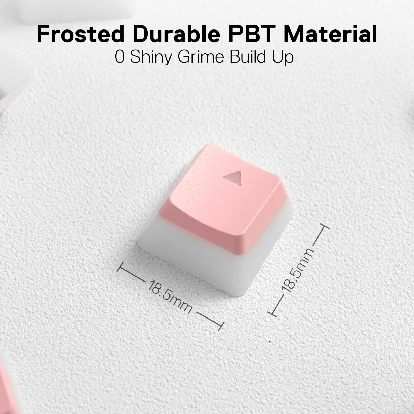 Redragon A130 Pudding Keycaps, Set Keycap PBT Doubleshot 104 Tombol Standar dengan Lapisan Transparan untuk Keyboard Mekanis, Profil OEM, Tata Letak ANSI Bahasa Inggris (AS)