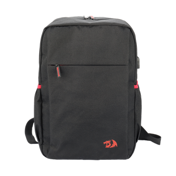 Redragon GB-82 Ransel Laptop Travel, Ransel Gaming Komputer Workstation Bisnis dengan Lapisan Kain Ganda Tahan Lama, Jack USB & Kantong Depan Besar, Muat Laptop Hingga 18"