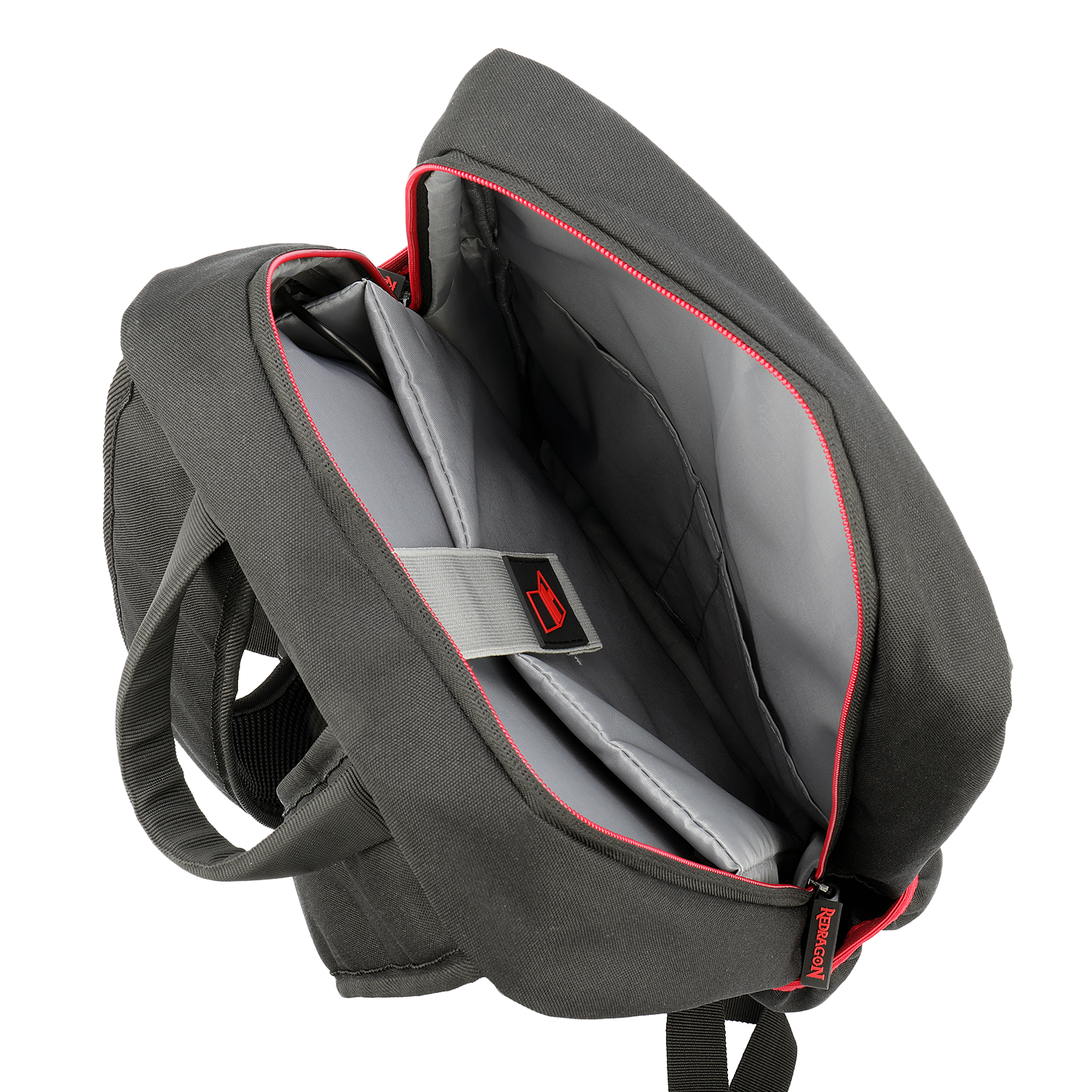 Redragon GB-82 Ransel Laptop Travel, Ransel Gaming Komputer Workstation Bisnis dengan Lapisan Kain Ganda Tahan Lama, Jack USB & Kantong Depan Besar, Muat Laptop Hingga 18"