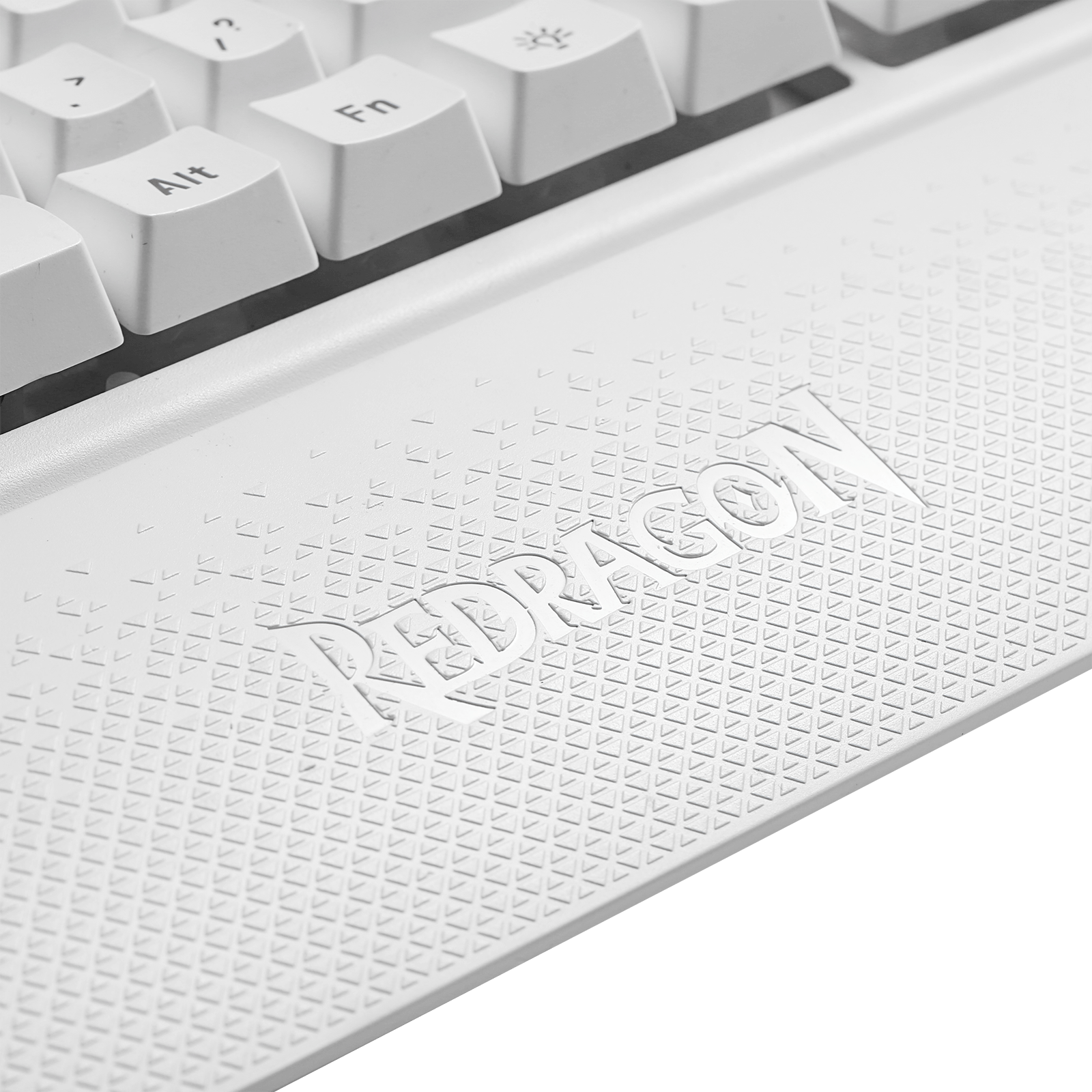 Redragon K512 Shiva Putih Papan Ketik Gaming Membran Lampu Latar RGB dengan Tombol Multimedia