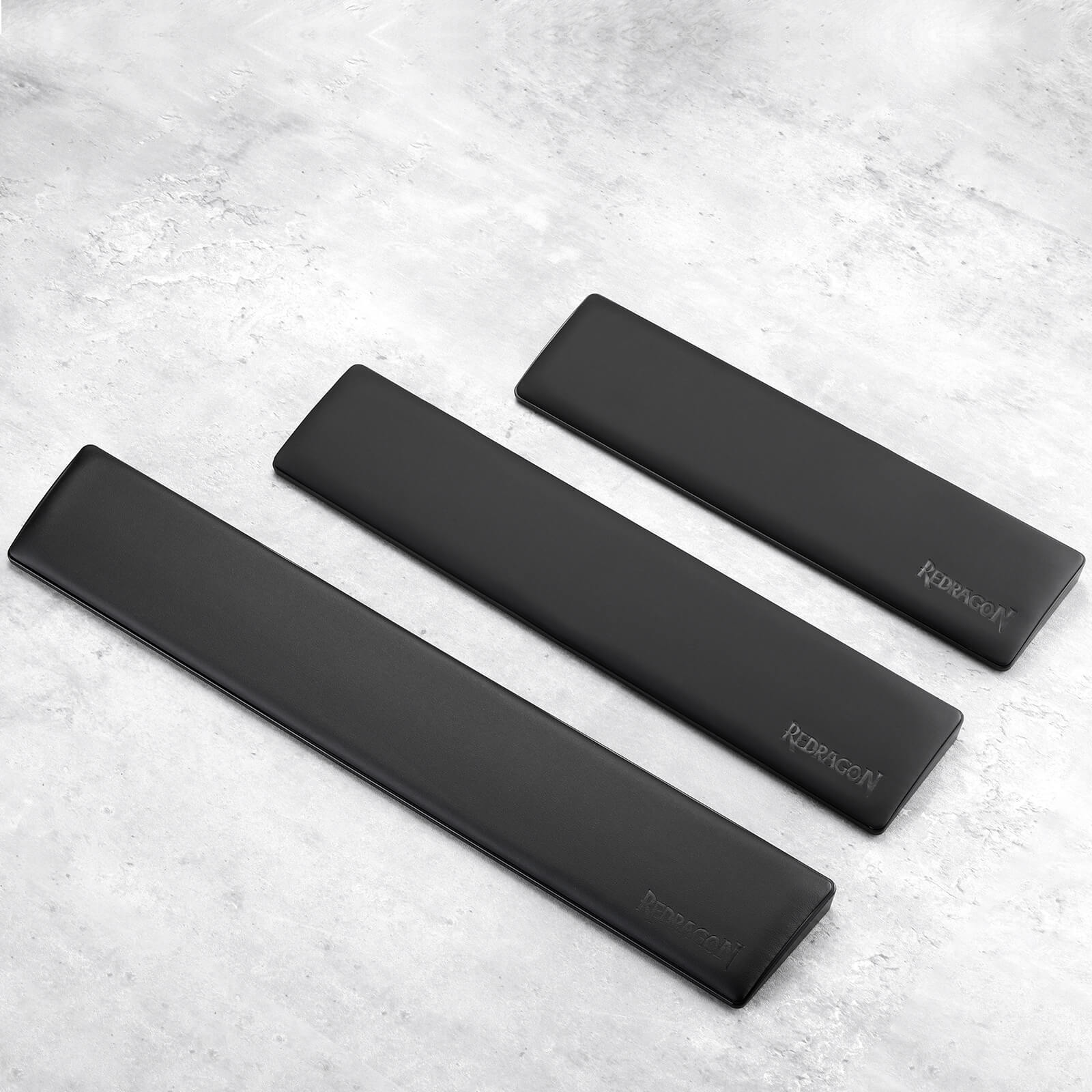 Alas Sandaran Pergelangan Tangan Keyboard Komputer Redragon, Penopang Pergelangan Tangan Busa Memori Lembut Ergonomis dengan Dasar Karet Anti-Selip