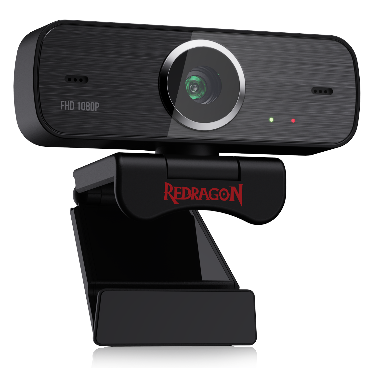 Redragon GW800 Webcam 1080P dengan Mikrofon Ganda Internal Rotasi 360 Derajat - Kamera Web Komputer USB 2.0 Skype