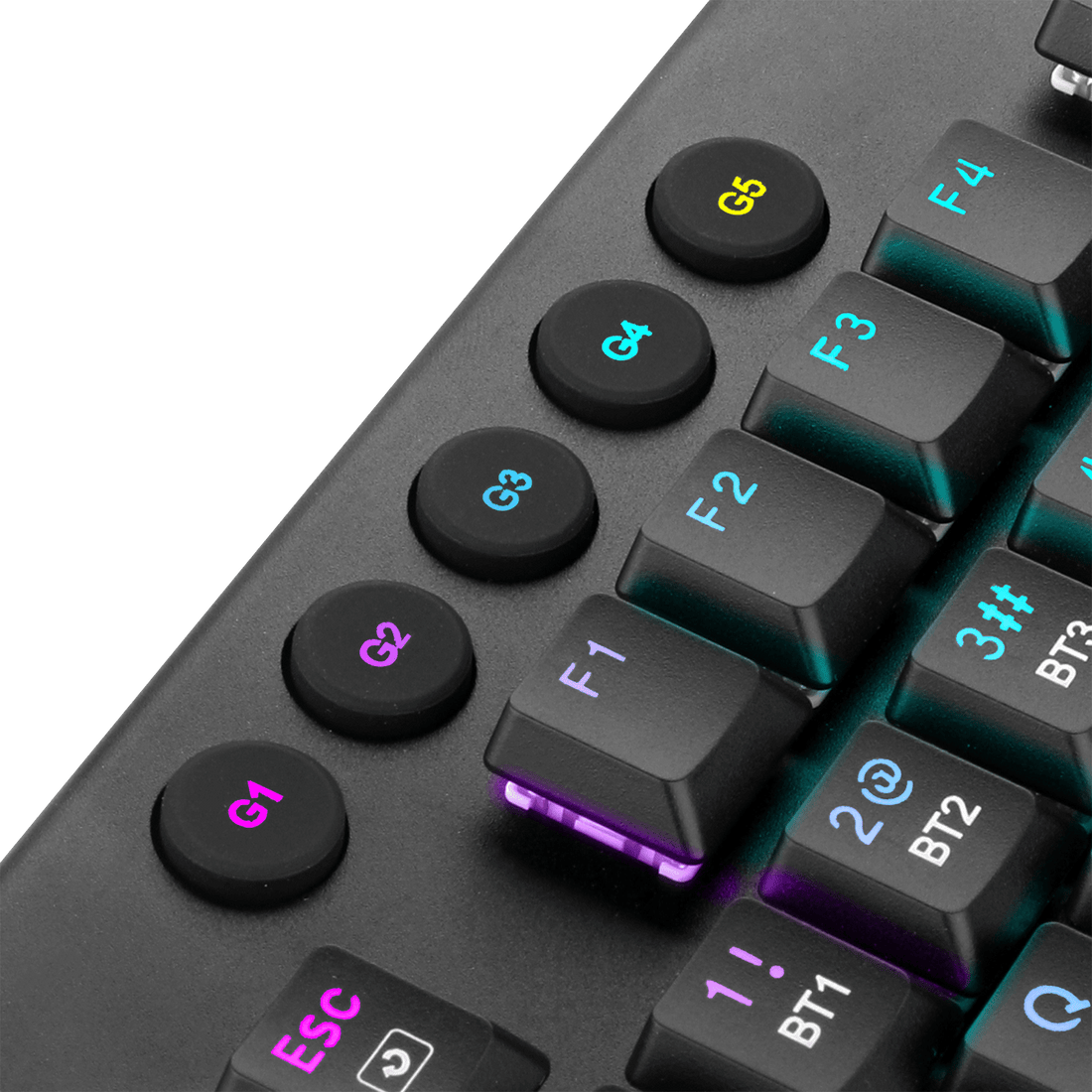 Redragon K618 Horus Wireless RGB Mechanical Keyboard, Bluetooth/2.4Ghz/Wired Tri-Mode Ultra-Thin Low Profile Gaming Keyboard w/No-Lag Cordless Connection