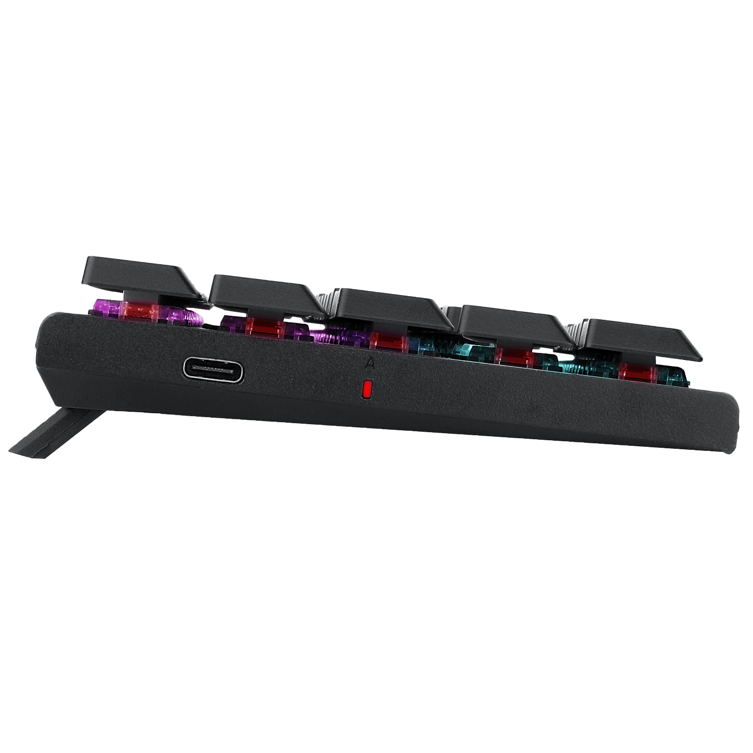 Redragon K614 Anivia 60% Keyboard Mekanik Kabel Sangat Tipis, Keyboard Gaming RGB Ringkas Ramping 61 Tombol dengan Sakelar Merah Linear Profil Rendah dan Keycaps Double-Shot untuk Aktuasi Cepat & Akurat